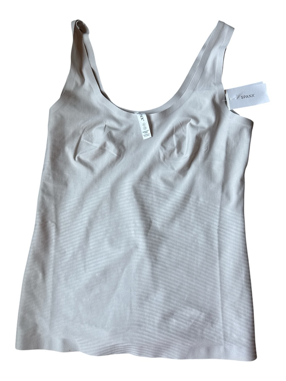 SPANX French Grey Supima Seamless Scoop Tanktop